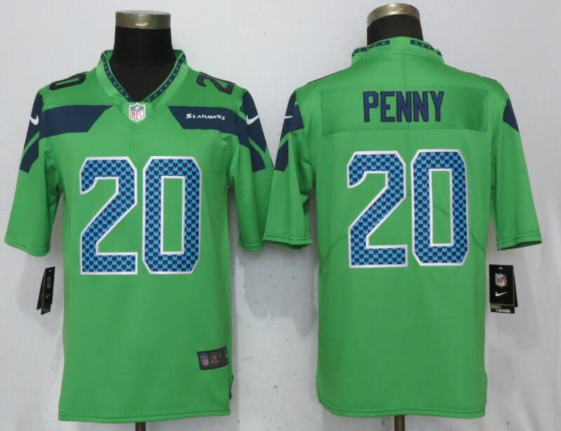 Men Seattle Seahawks #20 Penny Green Nike Vapor Untouchable Limited Player NFL Jerseys->seattle seahawks->NFL Jersey